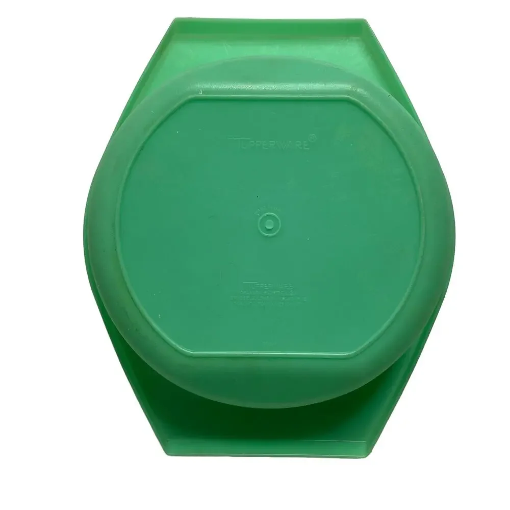 TUPPERWARE Vintage Jade Green Bowl Grater Shredder Made in USA 786-4